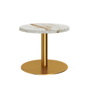 Gold Arc Side Table